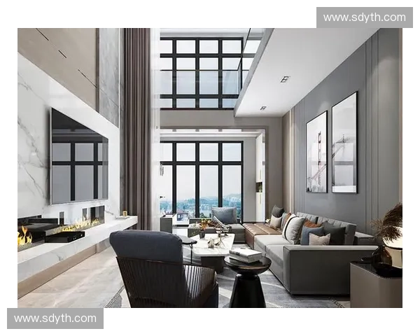 书房与客厅融合设计打造兼具阅读与休闲功能的现代雅致空间效果图 书房与客厅融合设计打造兼具阅读与休闲功能的现代雅致空间效果图